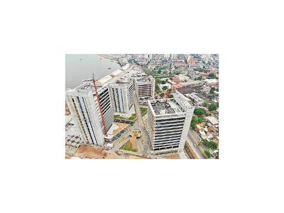 Oficinas del Gobierno avanzan un 74% en el Puerto de Asunción