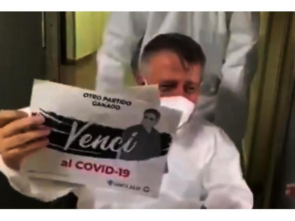 Almeida le ganó la batalla al Covid-19