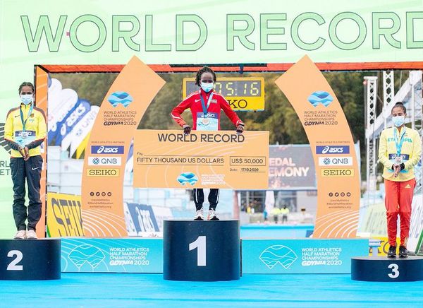 Récord mundial en 21K - Polideportivo - ABC Color