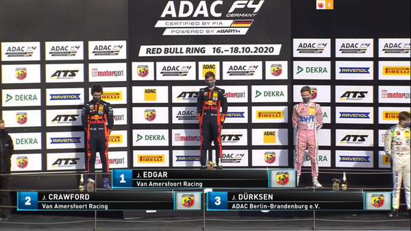 Joshua Duerksen se sube a podio de la Formula 4 - Megacadena — Últimas Noticias de Paraguay