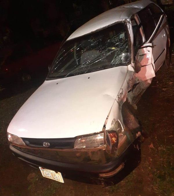 Violento choque deja tres lesionados en Minga Guazú - ABC en el Este - ABC Color