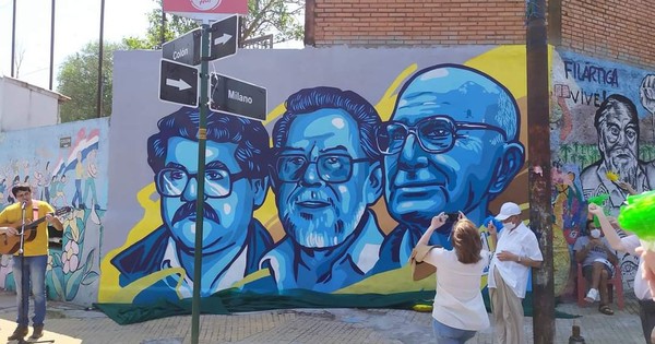 La Nación / Pa’i Oliva recibe mural en homenaje a su vida y labor por desfavorecidos