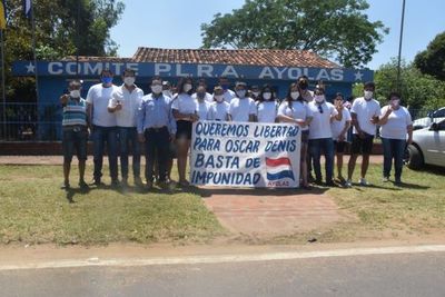 Liberales de Ayolas exigen libertad de secuestrados y fin de impunidad - Nacionales - ABC Color