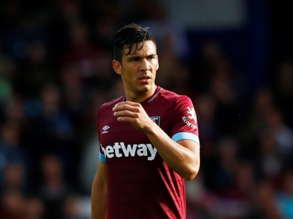 Fabián Balbuena anotó para el West Ham ante Tottenham