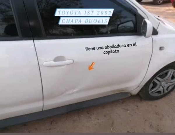 Barrio San Miguel: En pleno dia de hoy domingo se les robó su auto » San Lorenzo PY