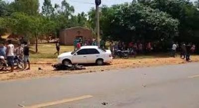 Colisión mortal en Repatriación entre motocicleta y camioneta
