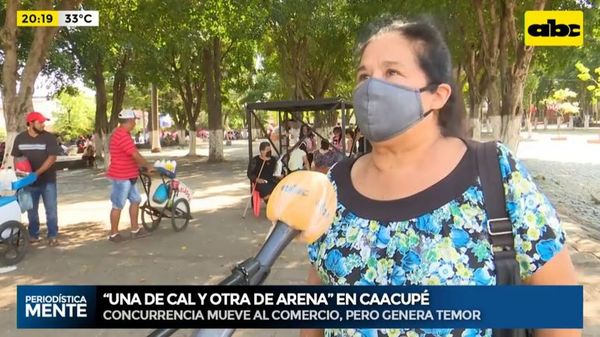 Concurrencia en Caacupé mueve al comercio, pero genera temor - Periodísticamente - ABC Color