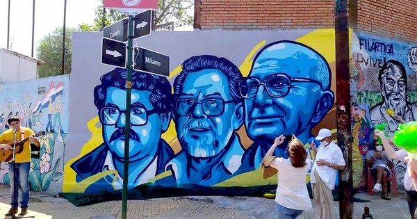 La Nación / Pa’i Oliva recibe mural en homenaje a su vida