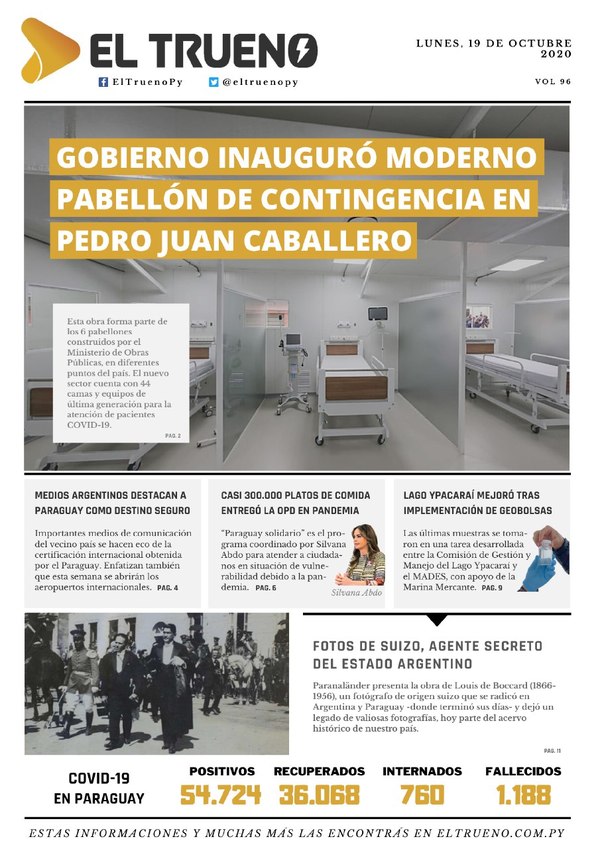 E-paper 19 de Octubre 2020 - El Trueno