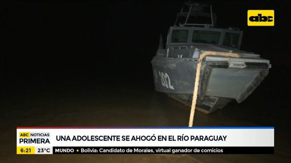 Una adolescente se ahogó en el río Paraguay - ABC Noticias - ABC Color