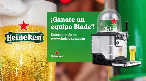 Continúa la promo “Ganate un Blade” de Heineken