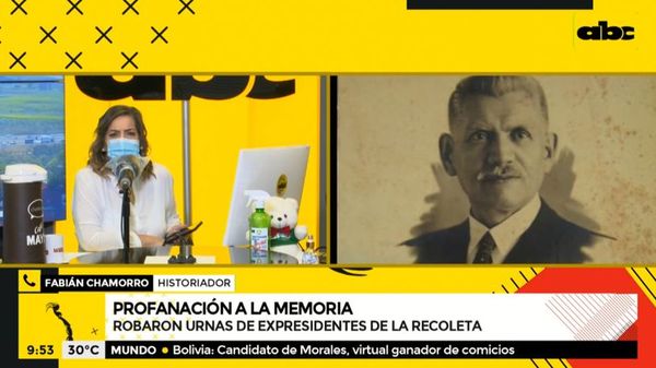 Profanan y roban urnas de dos expresidentes de la República - ABC Noticias - ABC Color