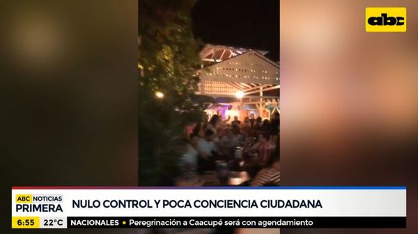 Nulo control y poca conciencia ciudadana durante el fin de semana - ABC Noticias - ABC Color