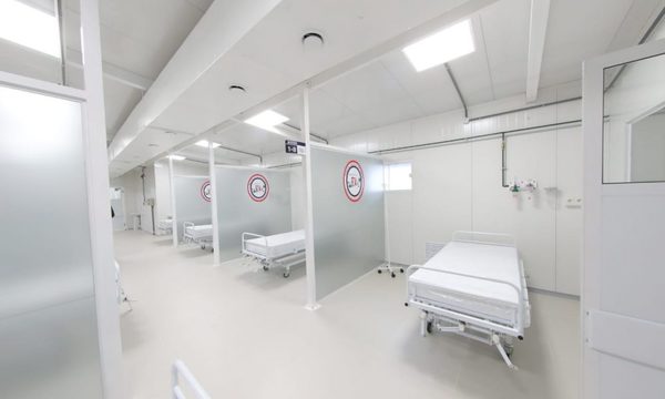 Suman 32 camas en Central con nuevo Pabellón de contingencia para casos COVID-19