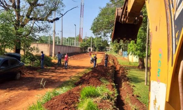 Realizan nivelación y excavación en diferentes puntos de CDE
