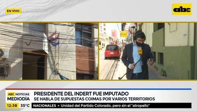 Imputan y ordenan captura del presidente del Indert - ABC Noticias - ABC Color