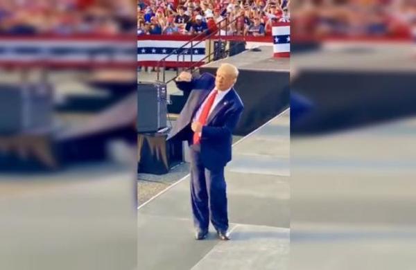 El video de Donald Trump bailando que es viral en las redes sociales - SNT
