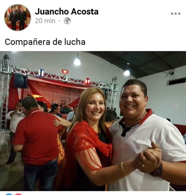 Diputado Juancho Acosta hizo presidenta del Indert a su compañera de seccional Garilin González
