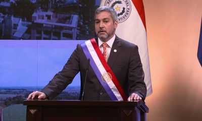 Mario Abdo felicita a nuevo presidente boliviano