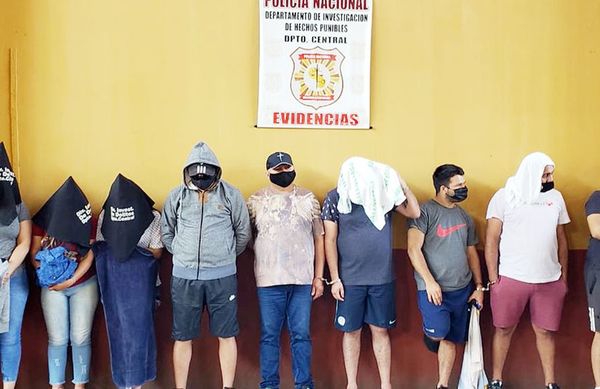 En nueve allanamientos caen nueve supuestos asaltantes por 10 golpes - Nacionales - ABC Color