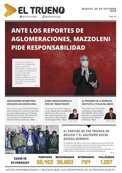 E-paper 20 de Octubre 2020 - El Trueno