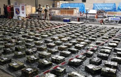 En Villeta incautan más de 2 toneladas de cocaína y detienen a exfuncionario estatal