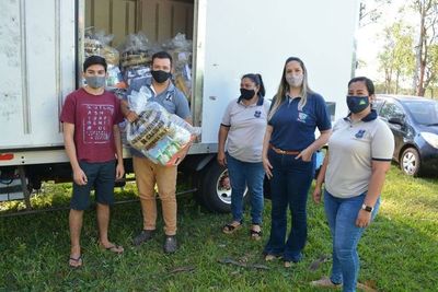 Escuelas de San José de los Arroyos reciben kits de alimentos - Noticiero Paraguay