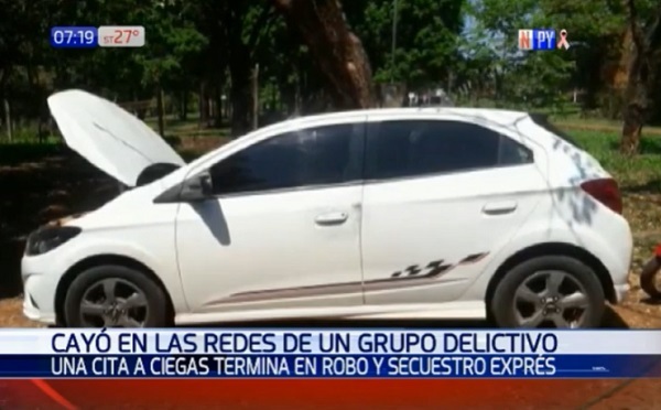 Cita a ciegas termina en robo y secuestro exprés