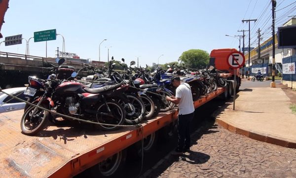 MOPC retira motos “chatarras” que fueron abandonadas en el corralón de la Caminera – Diario TNPRESS
