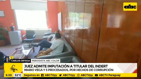 Juez admite imputación contra extitular del Indert - ABC Noticias - ABC Color