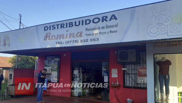 ASALTAN DISTRIBUIDORA ROMINA DE HOHENAU