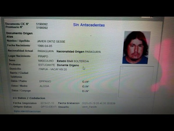 HOMBRE FUE DETENIDO POR SUP. AGREDIR A SU PROPIO PADRE