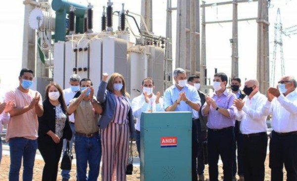 Inauguran nueva Subestación de ANDE de 66 kV en Minga Porã