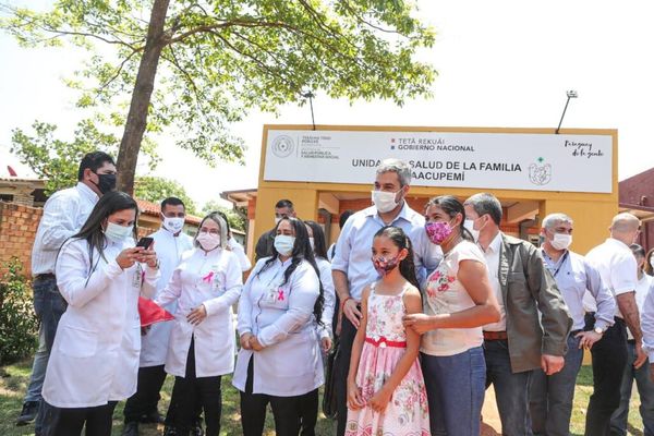 Habilitan tres nuevas Unidades de Salud de la Familia en Alto Paraná