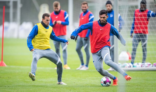 El seguimiento especial a Omar Alderete en el entrenamiento