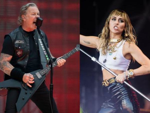 Miley Cyrus está trabajando en un álbum de covers de Metallica