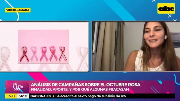 Campañas sobre el Octubre Rosa: ¿Son efectivas? - Ensiestados - ABC Color