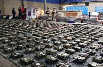 Cocaína incautada en Villeta ya pesa 2.331 kilos y pasa a ser nuevo récord - Nacionales - ABC Color