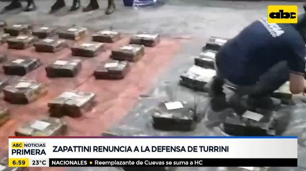 Zapattini renunciaría a la defensa de Cristian Turrini - ABC Noticias - ABC Color