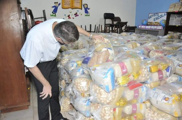 Gobernación entregó 554 kits de alimentos en instituciones educativas de Amambay