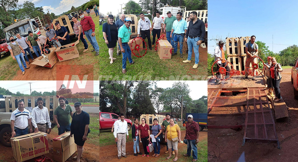 ENTREGAN MOTOCULTORES A HORTICULTORES DE VARIOS COMITÉS DE ITAPÚA.