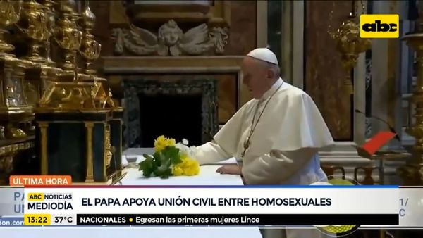 El Papa Francisco apoya la unión civil entre homosexuales - ABC Noticias - ABC Color