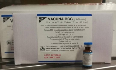 HOY / Unas 100 mil dosis de vacunas para recién nacidos arribaron al país