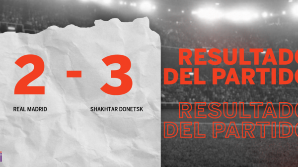 En un partido increíble, Shakhtar Donetsk le ganó a Real Madrid por 3 a 2