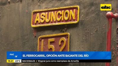 El ferrocarril, una opción ante bajante del río - Factor Clave - ABC Color
