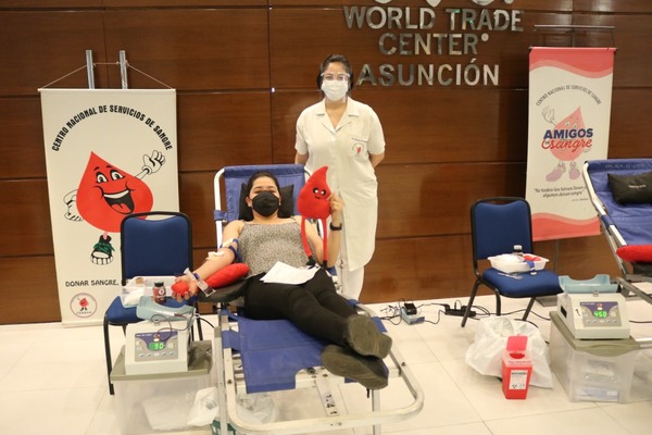 Realizan jornada de donación de sangre en el WTC Asunción