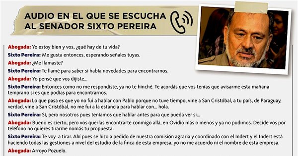 La Nación / Senador en medio de conflicto de apropiación ilegal de tierras