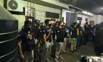 Desbaratan laboratorio casero en Tacumbú en requisa sorpresa