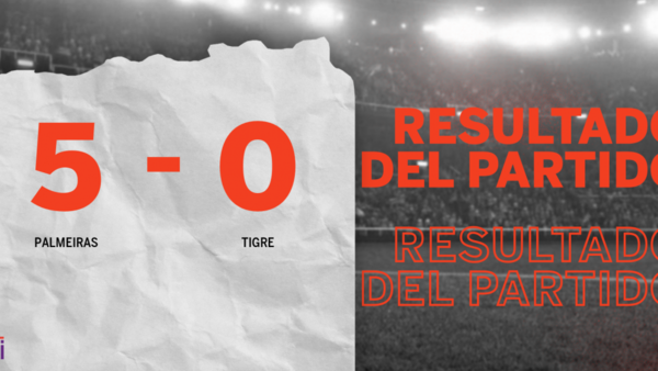 Goleada de Palmeiras 5 a 0 sobre Tigre