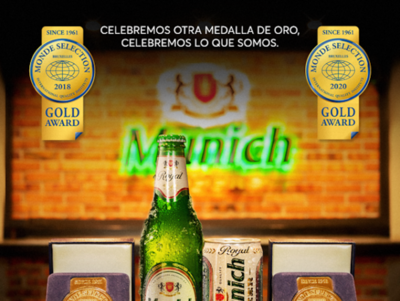 HOY / Munich, medalla de oro de Monde Selection por segunda vez